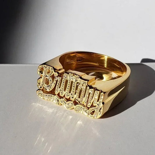 Custom Name Ring